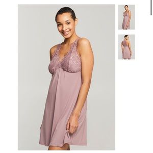 NWT Fleur't Belle Epoque Lace T-Back Chemise M/L